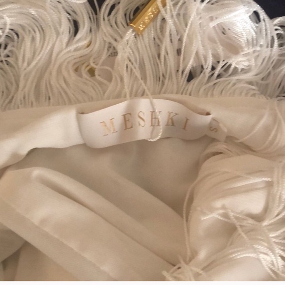 paige fringe mini dress